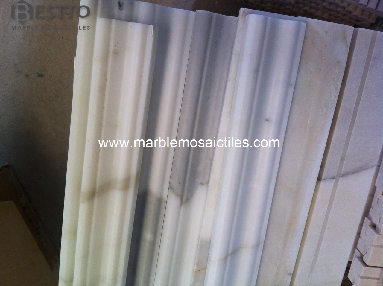 Calacatta Gold Chair Rail Trim Calacatta Gold Chair Rail Trim