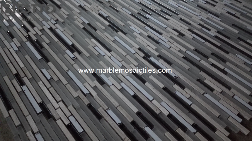 strips mosaic tiles