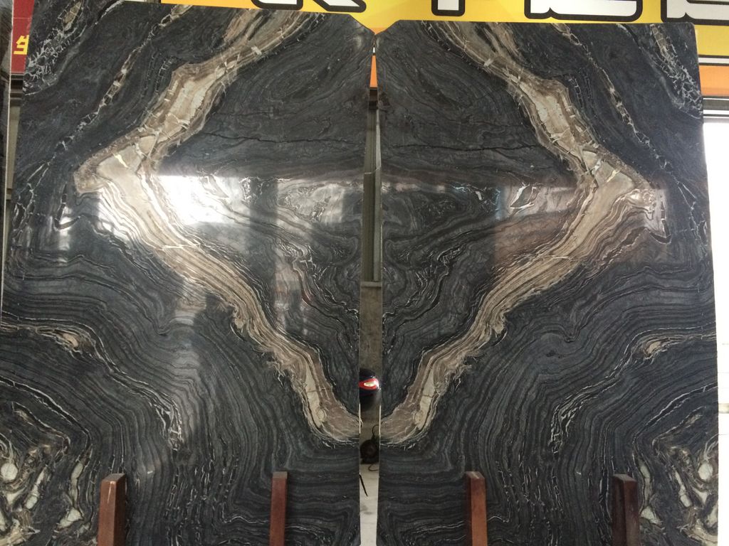 black tree marble