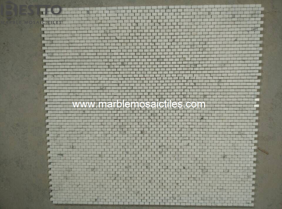 Calacatta Gold Bricks Mosaic tile Calacatta Gold Bricks Mosaic tile