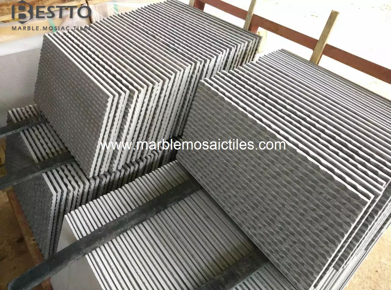 Grey Basalt Grooved Grey Basalt Grooved