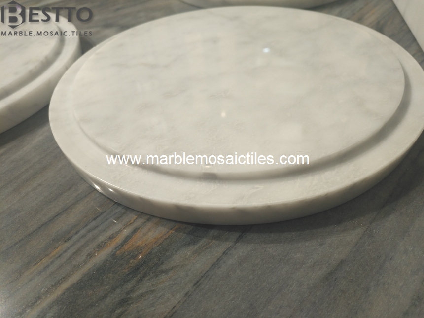 White Carrara Tray White Carrara Tray