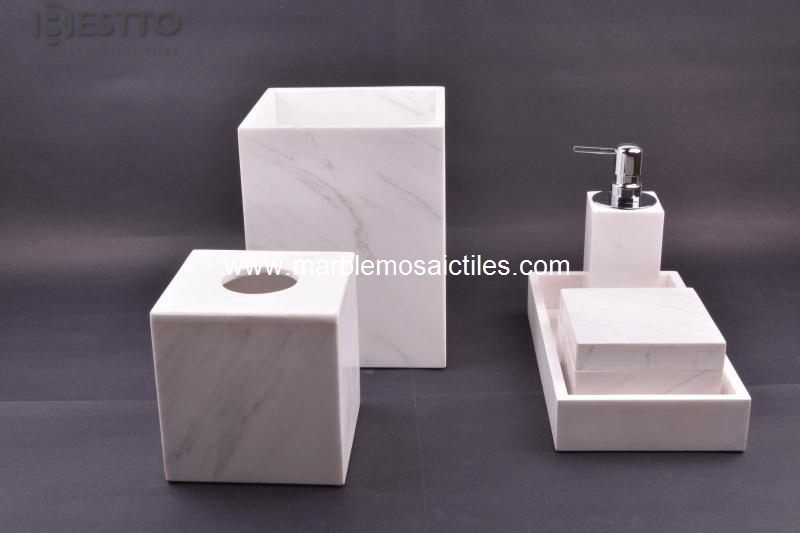 Volakas marble Storage Box