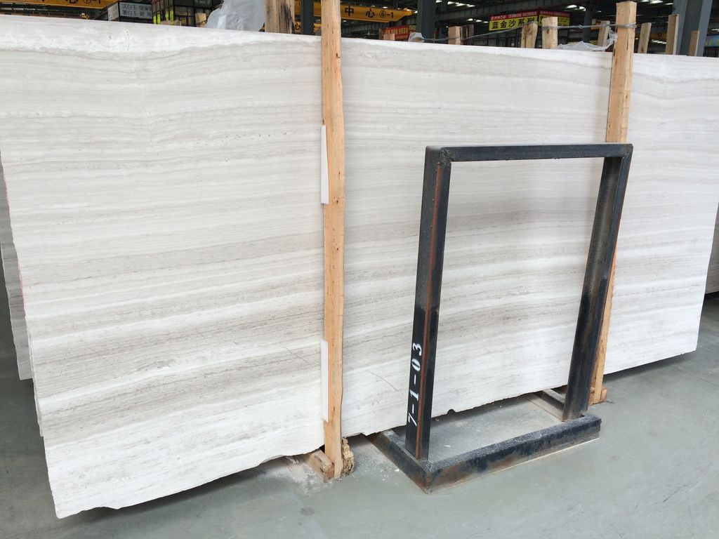 white wooden vein marble