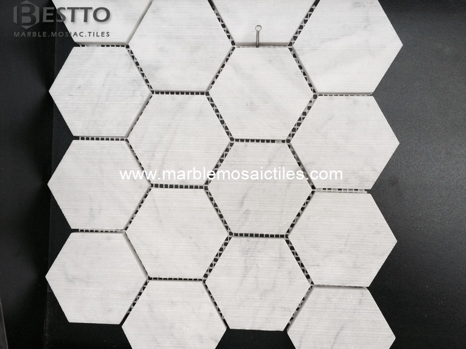 Carrara Hexagon Mosaic Carrara Hexagon Mosaic