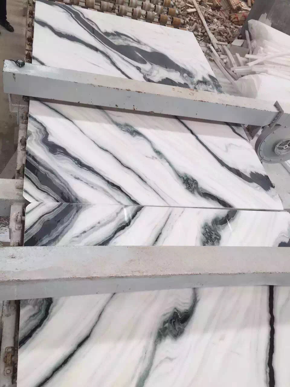 Panda White Marble Slabs Panda White Marble Slabs