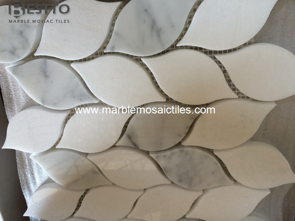 Carrara and Thassos Mosaic Tiles Carrara and Thassos Mosaic Tiles