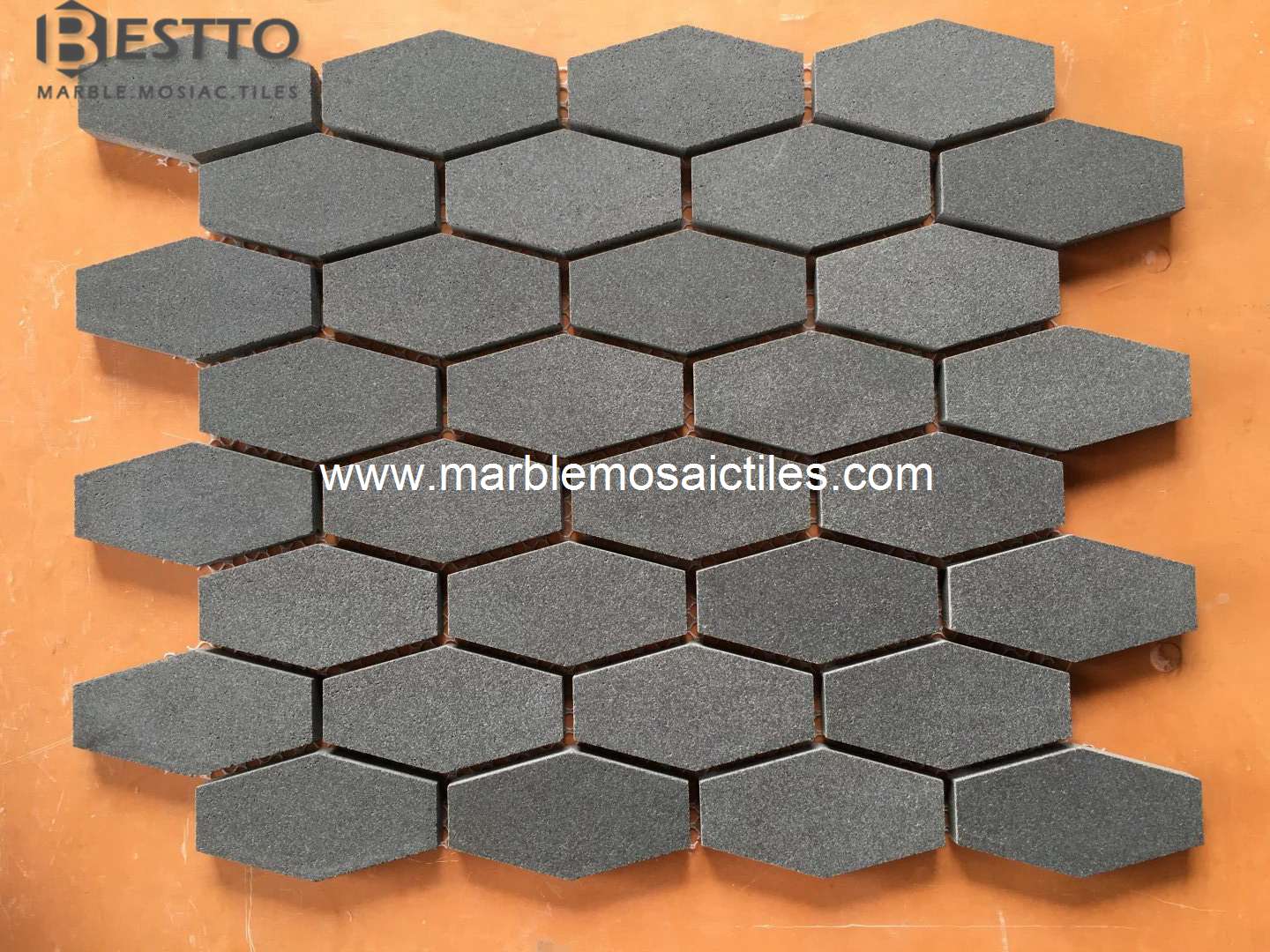 Grey Basalt Octangle Mosaic