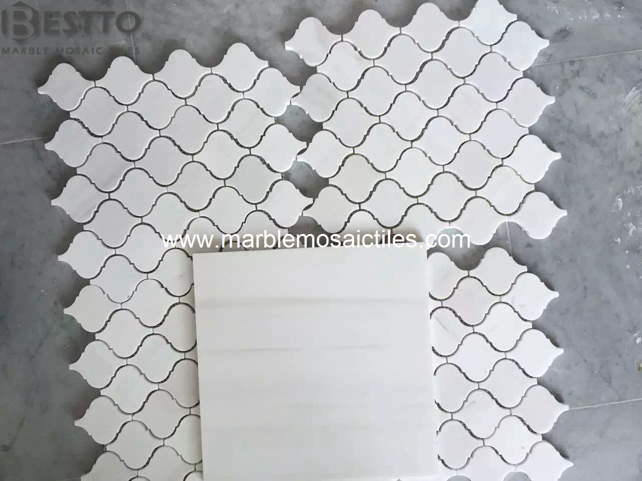 Bianco Dolomiti Arabesque mosaic tiles Bianco Dolomiti Arabesque mosaic tiles