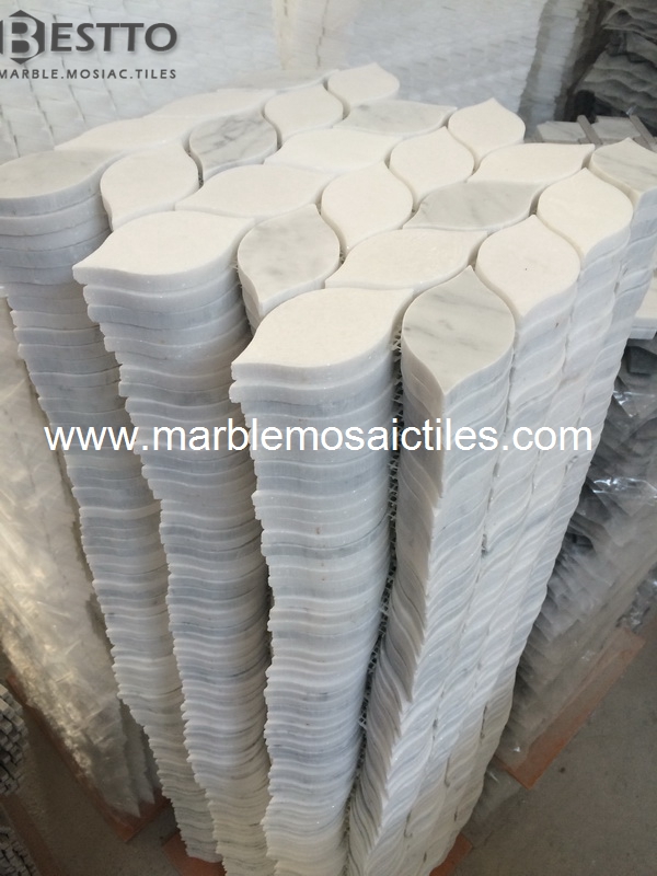 Carrara and Thassos Mosaic Tiles Carrara and Thassos Mosaic Tiles