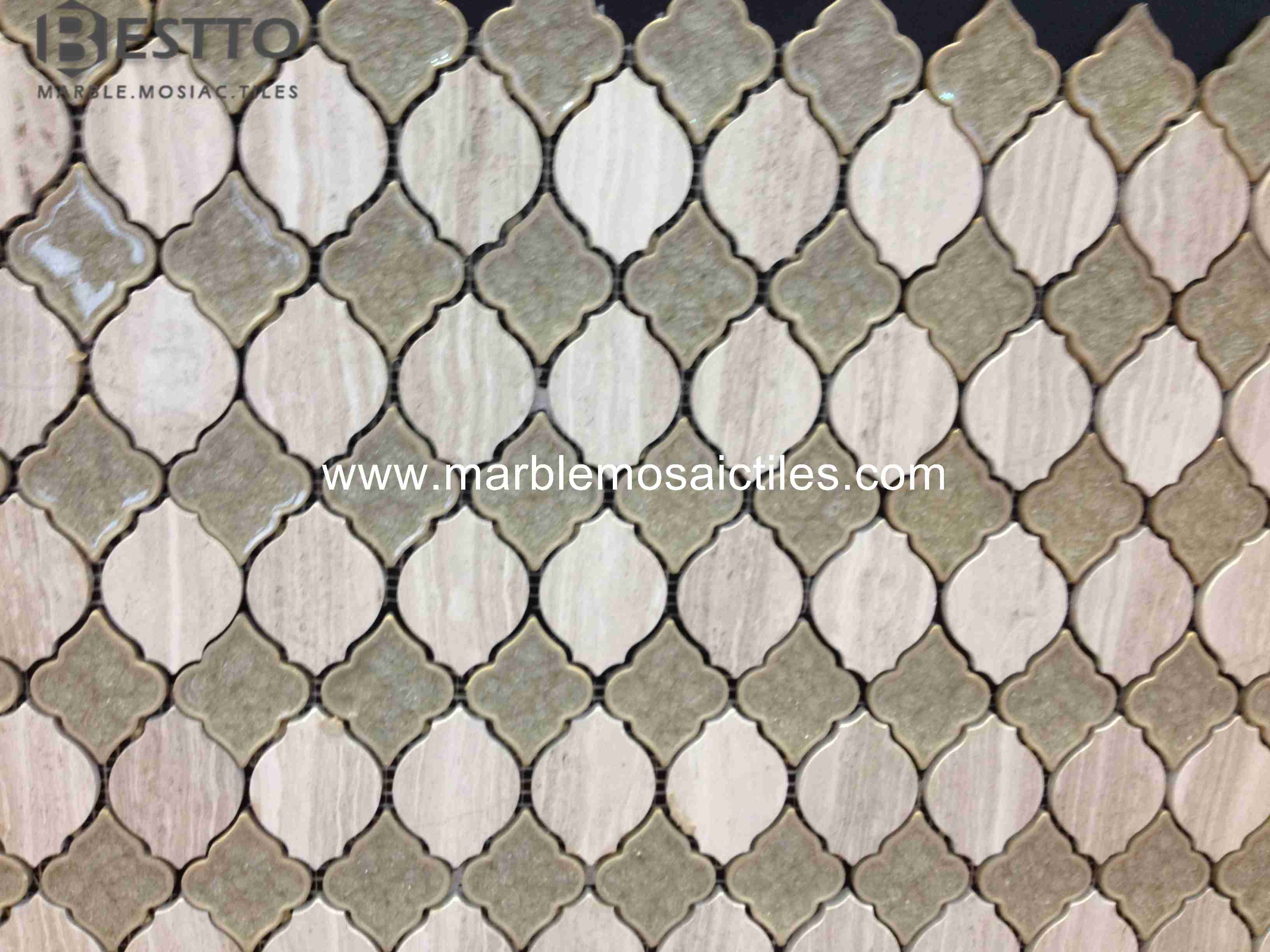 Wood vein Marble mixed Porcelain Wood vein Marble mixed Porcelain
