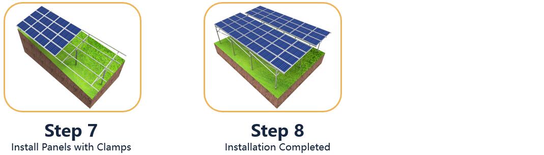 solar plant installation steps