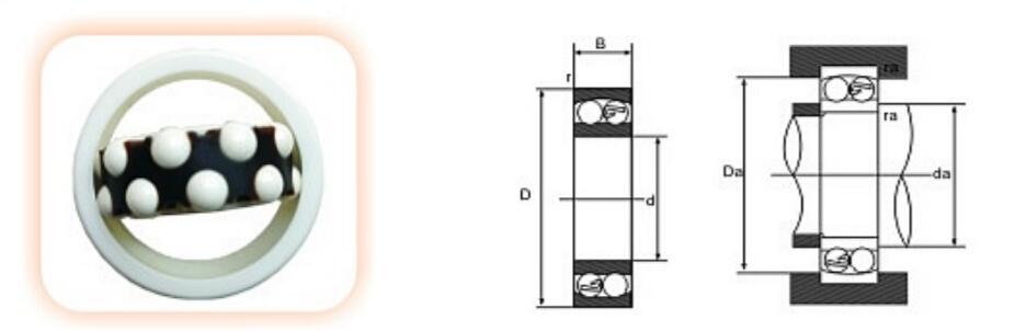 Self-aligning ball bearings