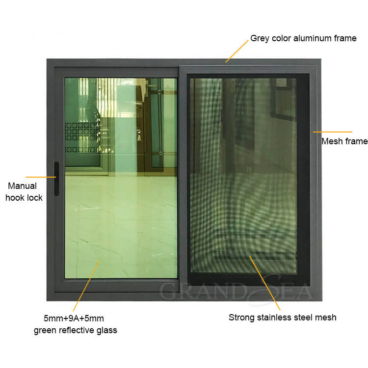 aluminum slider window aluminum slider window