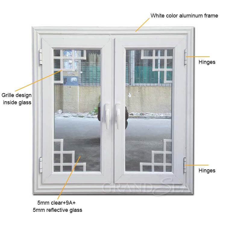 white casement window style white casement window style