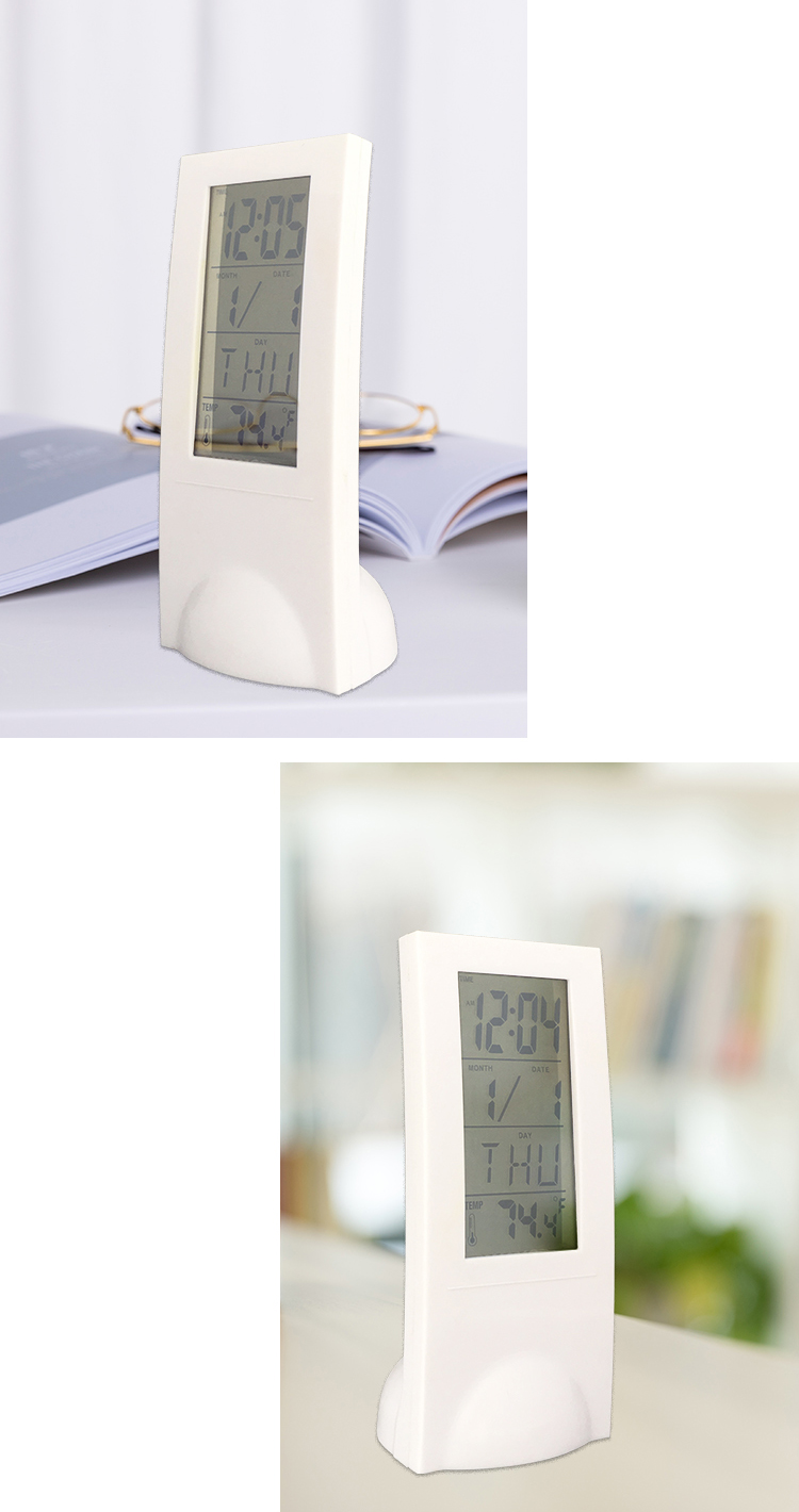 table clock indoor therometer