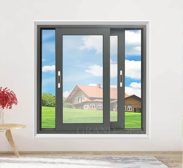 sliding double glass window