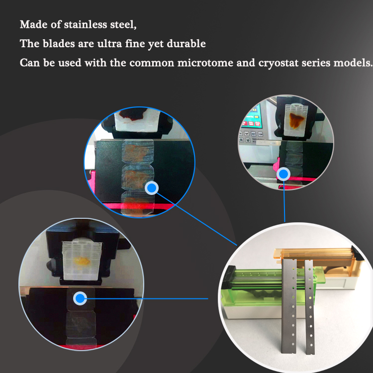 microtome blade low profile microtome blade