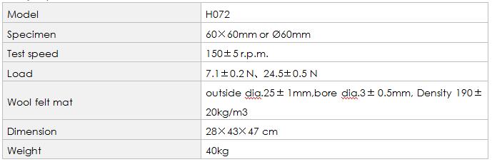 H072 Circular Rubbing Colour Fastness Tester