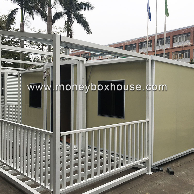 expandable container house with bathroom