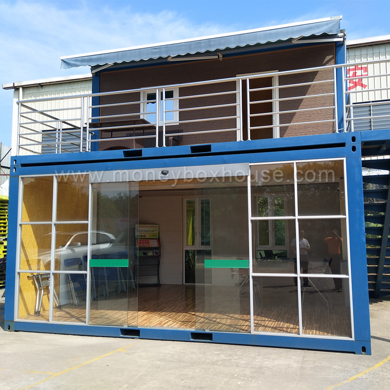 nice container office with bedroom and bathroom