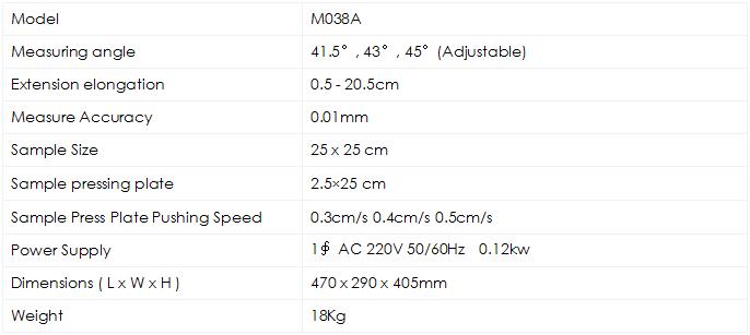 Full-Automatic Fabric Stiffness Tester M038A