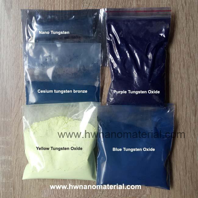 Nano tungsten(oxide) products