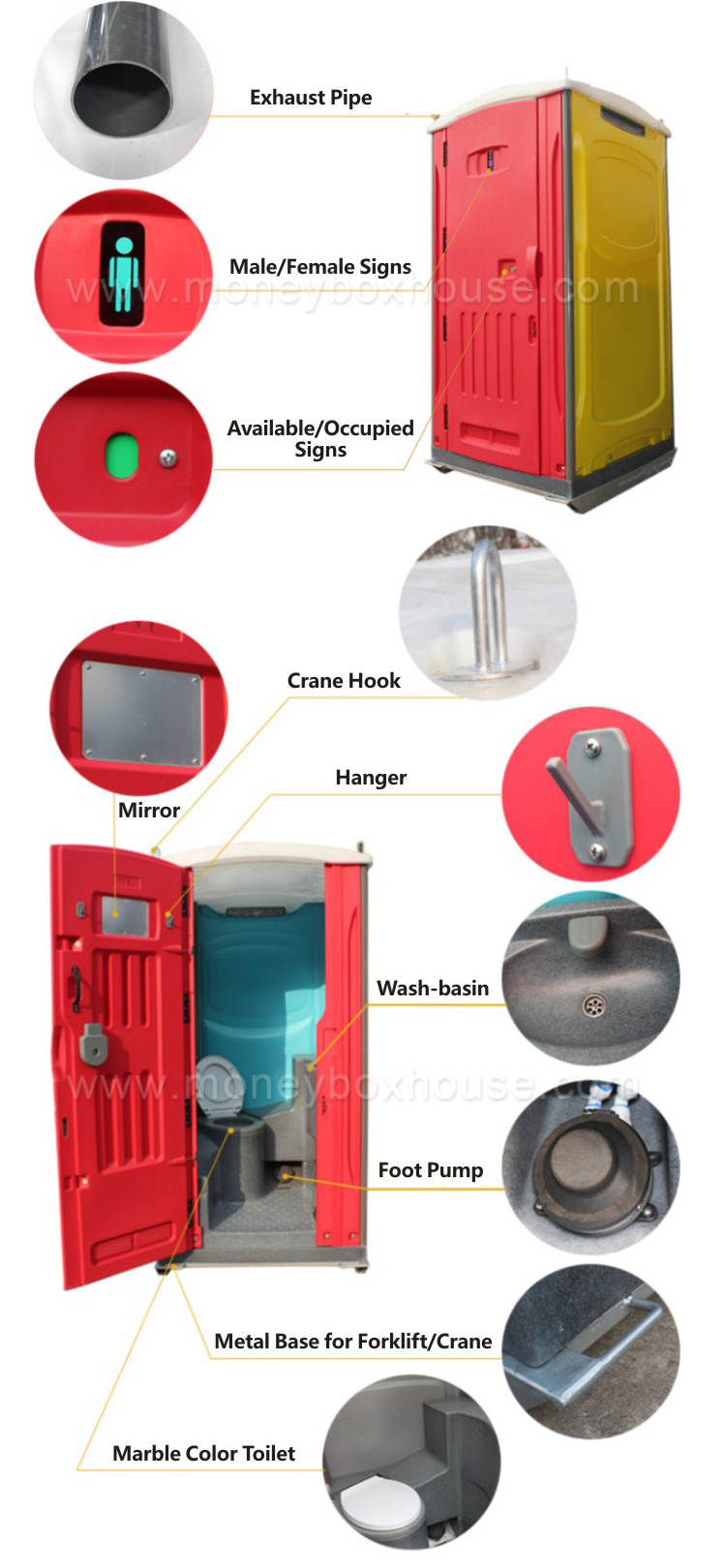 Mobile Portable Toilet Mobile Portable Toilet