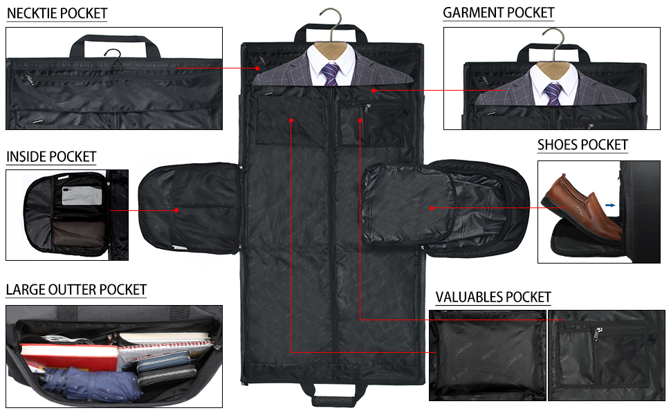 Suit Travle Bag with Shoess Compartment Suit Travle Bag with Shoess Compartment