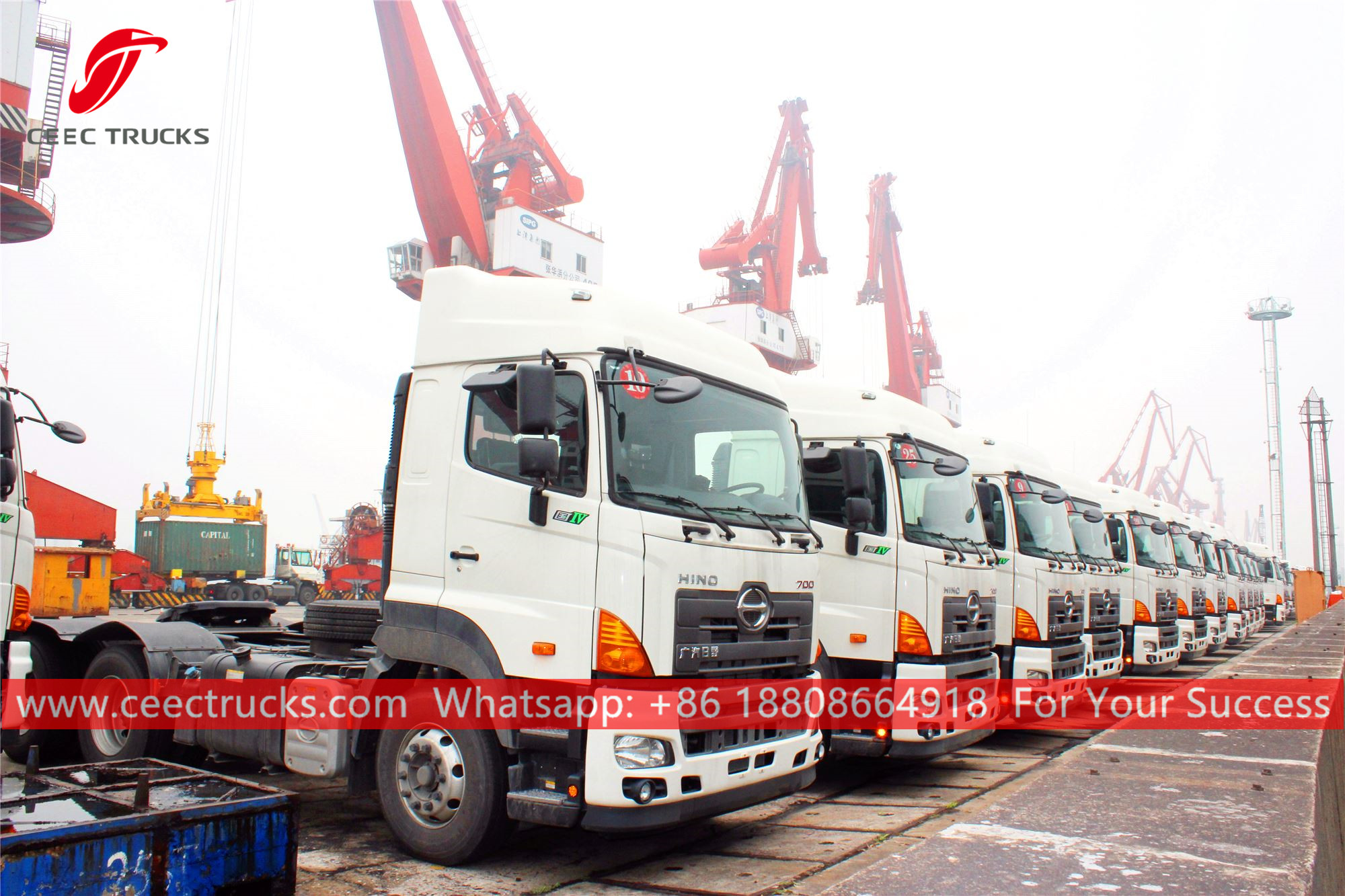 60 units Prime mover trucks for Myanmar 60 units Prime mover trucks for Myanmar