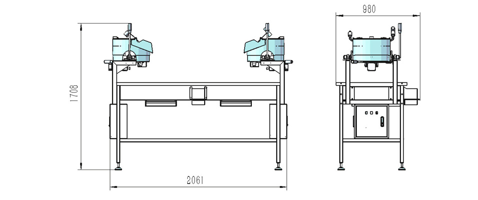 Popcorn machine dimensions