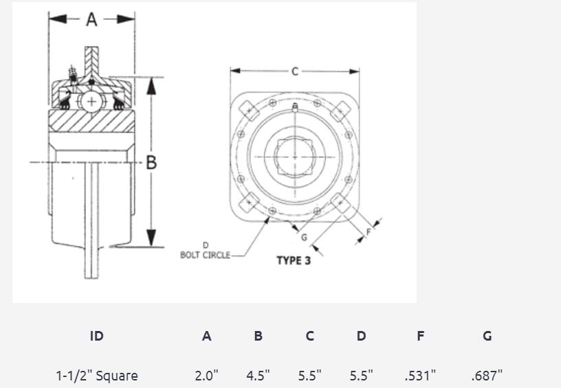 FD211RM Disc Harrow Bearings FD211RM Disc Harrow Bearings