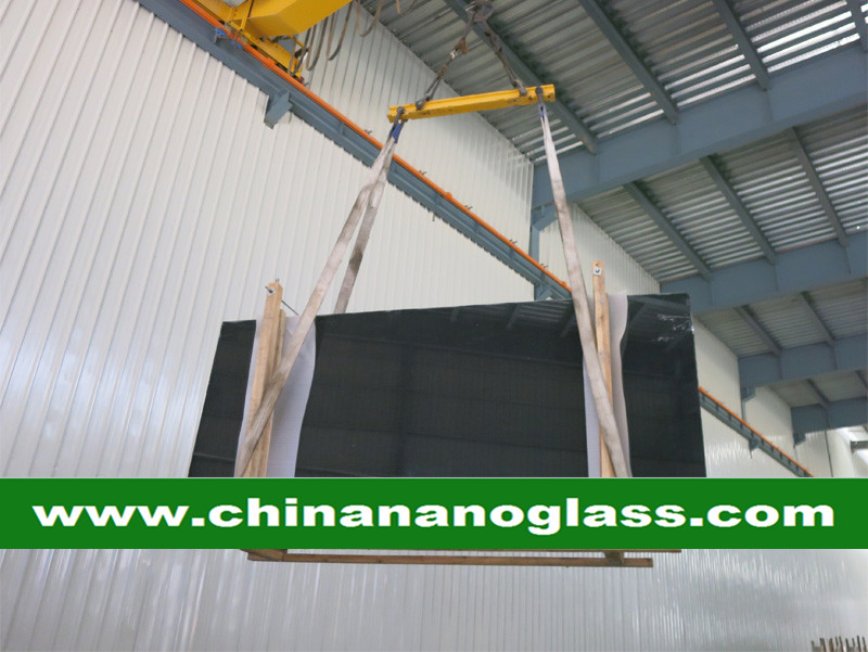Black Marmoglass Black Crystallized Glass Panels Black Marmoglass Black Crystallized Glass Panels