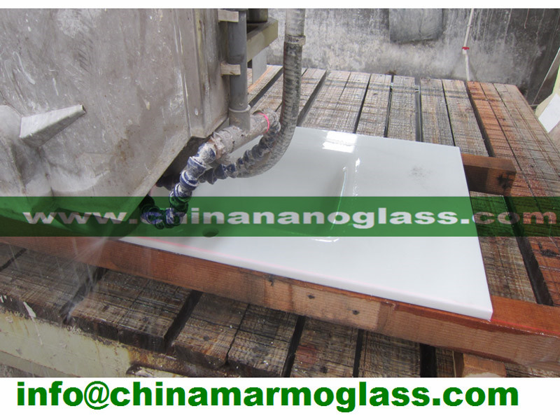 Prefab Nano Glass Countertop Nano White Glass Countertops