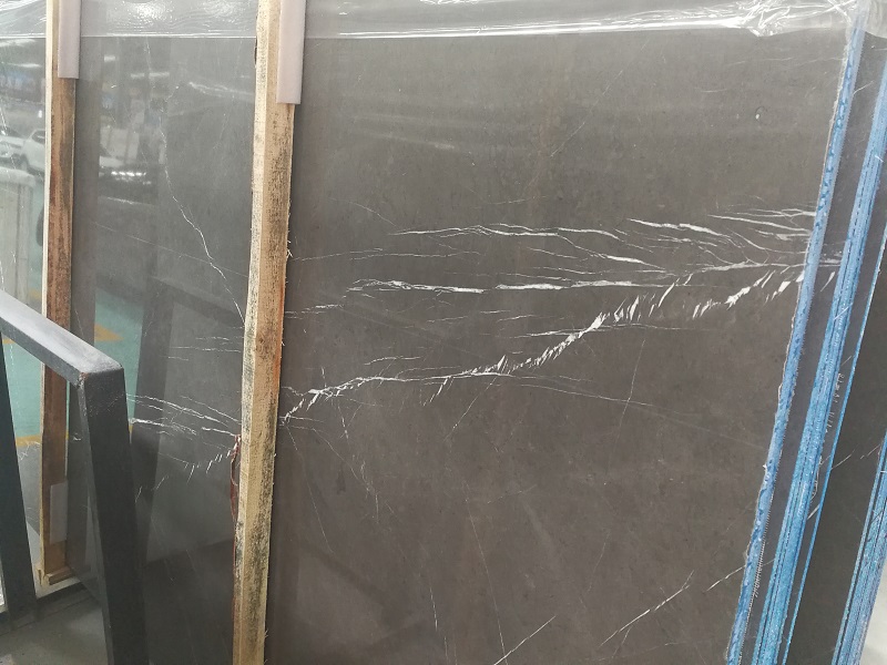 Polished Pietra Grey Marble Slabs