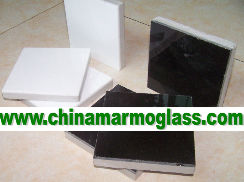 Marmoglass Composite Panel Tile White Color and Black Color Available