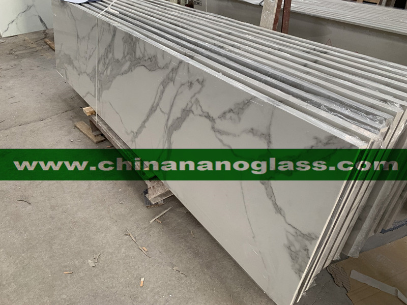 Beatiful and New Design Calacatta Carrara Sintered Stone Countertop