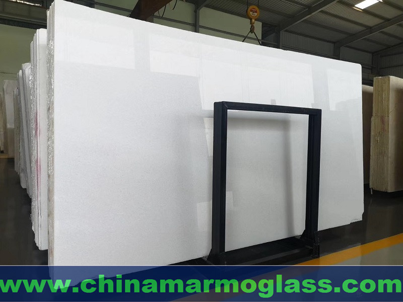 Vietnam Crystal Pure White Marble Slabs