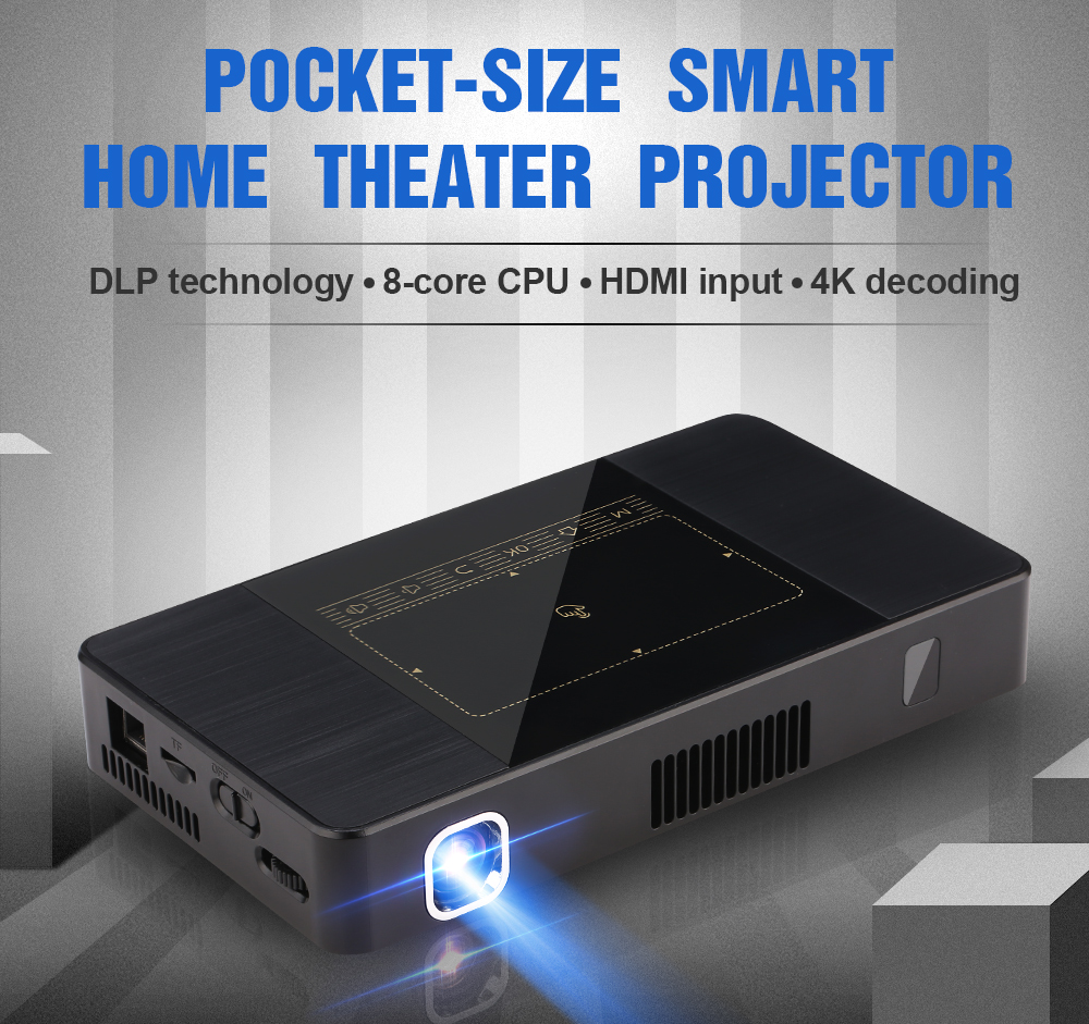 1080P HD Home Theater Android WIFI DLP Projector