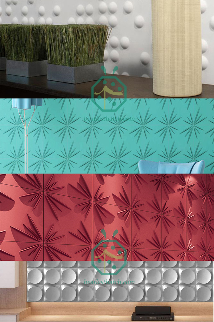 PVC 3d wall panels for office and home interior decoration PVC 3d wall panels for office and home interior decoration