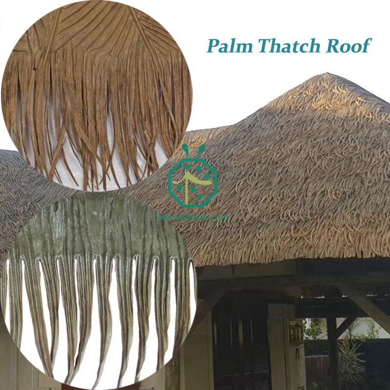 synthetic palm thatch roofing for tiki hut building synthetic palm thatch roofing for tiki hut building
