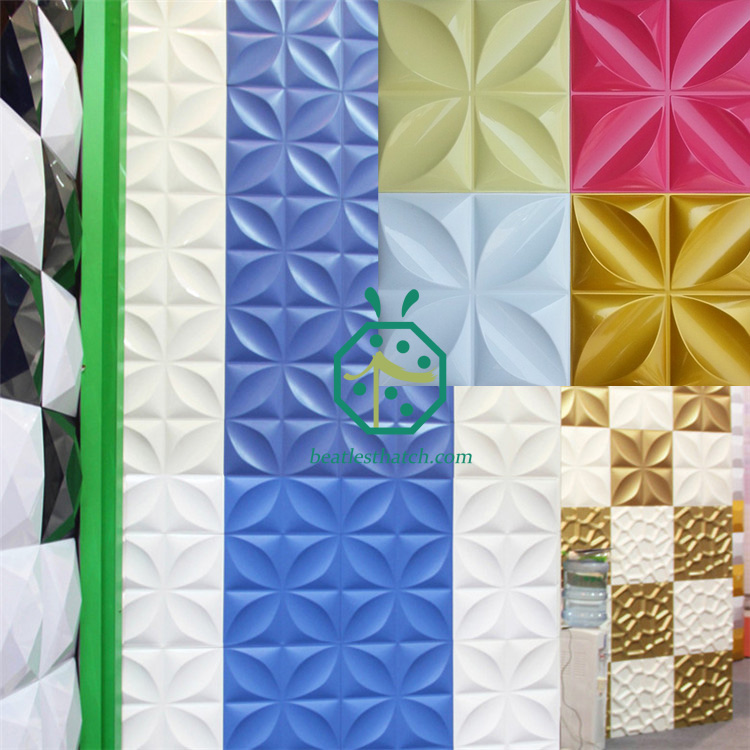 Clover Leaf Design 3d wall panels for living room