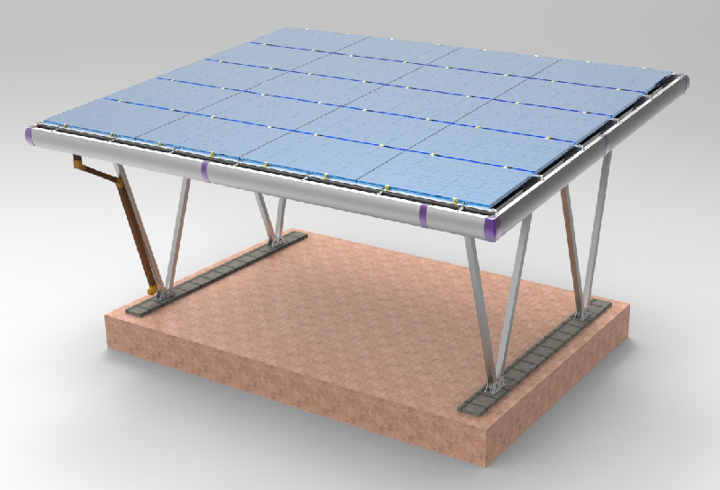 waterproof carport solar system