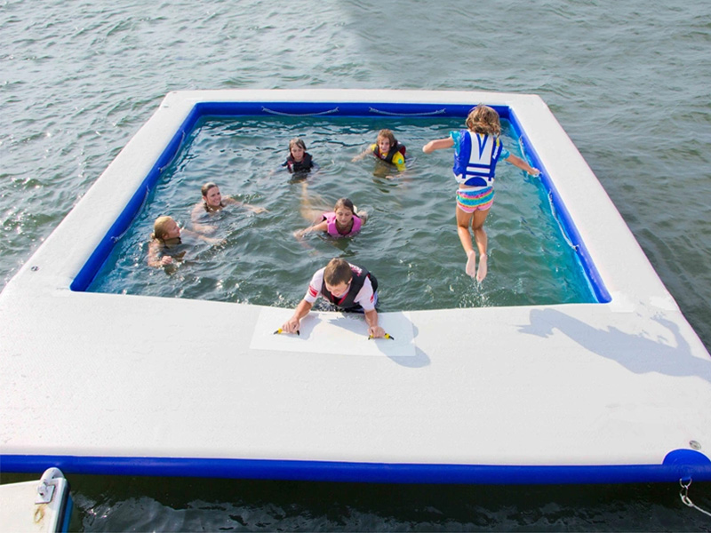 inflatable ocean pool