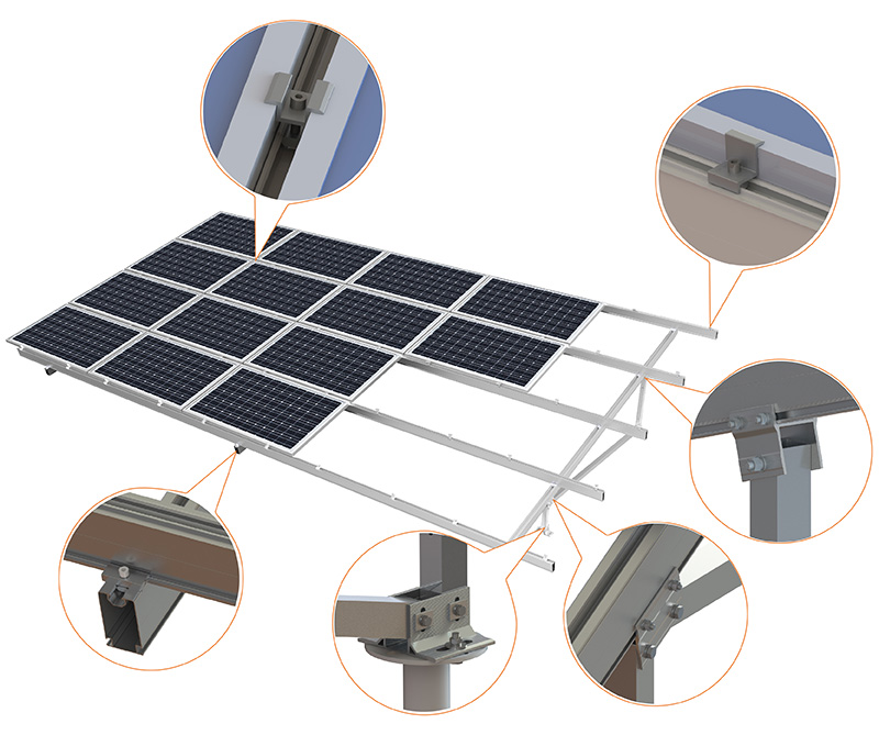 ground mount solar racking systems