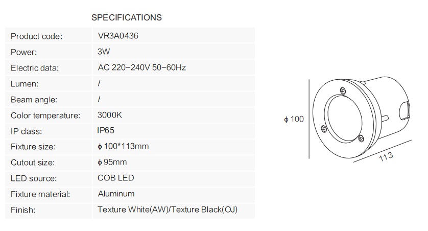  led step light