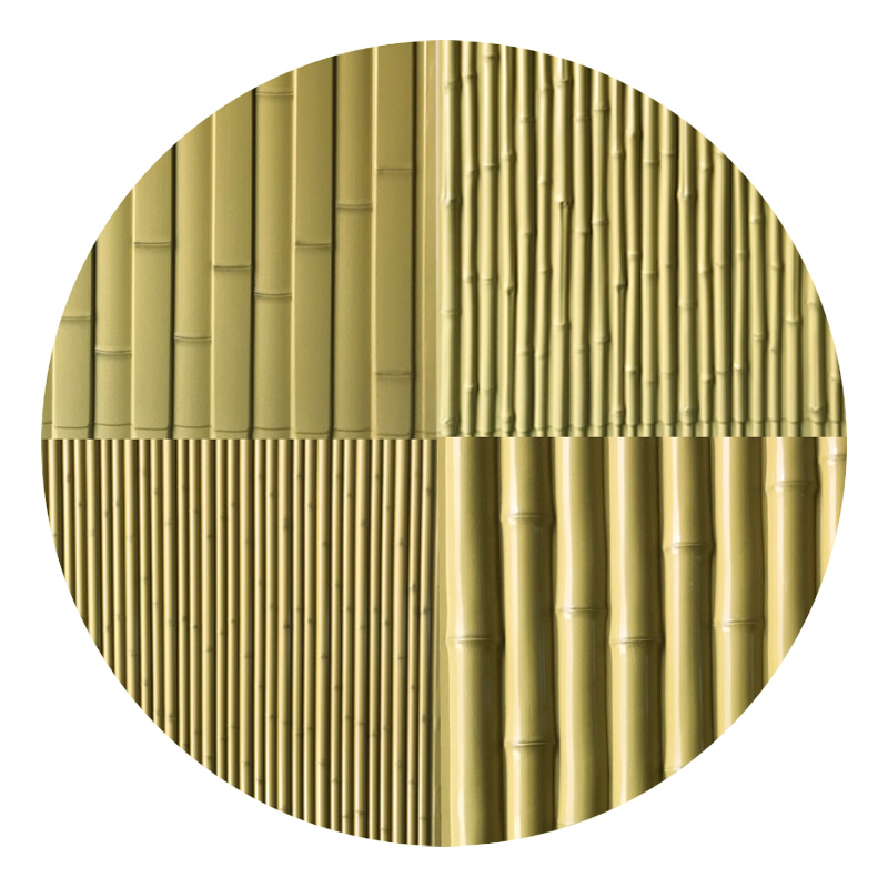 Plastic bamboo panels for wall and fence decoration Plastic bamboo panels for wall and fence decoration
