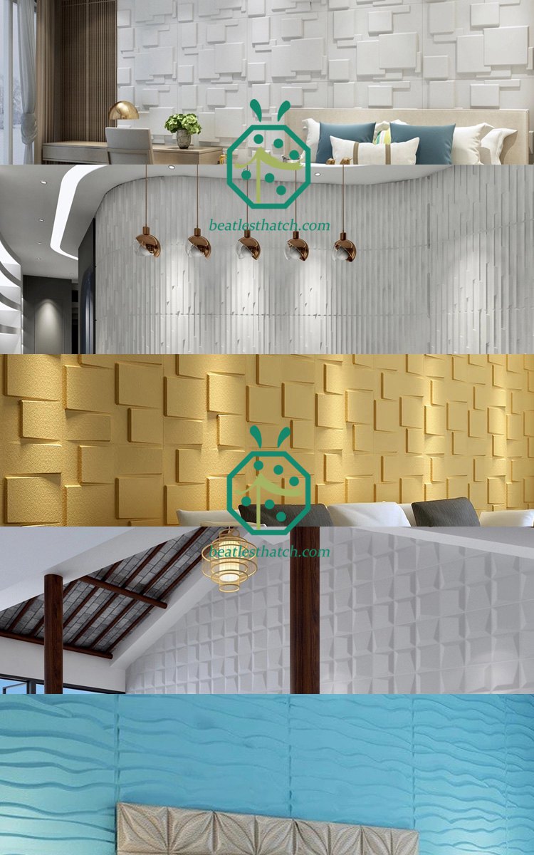 Soundproof Fireproof 3D wall panels Soundproof Fireproof 3D wall panels
