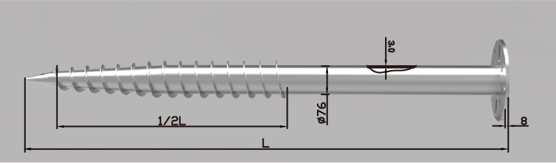 ground steel bolt