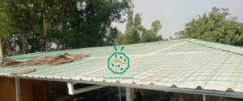 Synthetic Thatch For Corrugated Metal Cottage Roof Synthetic Thatch For Corrugated Metal Cottage Roof